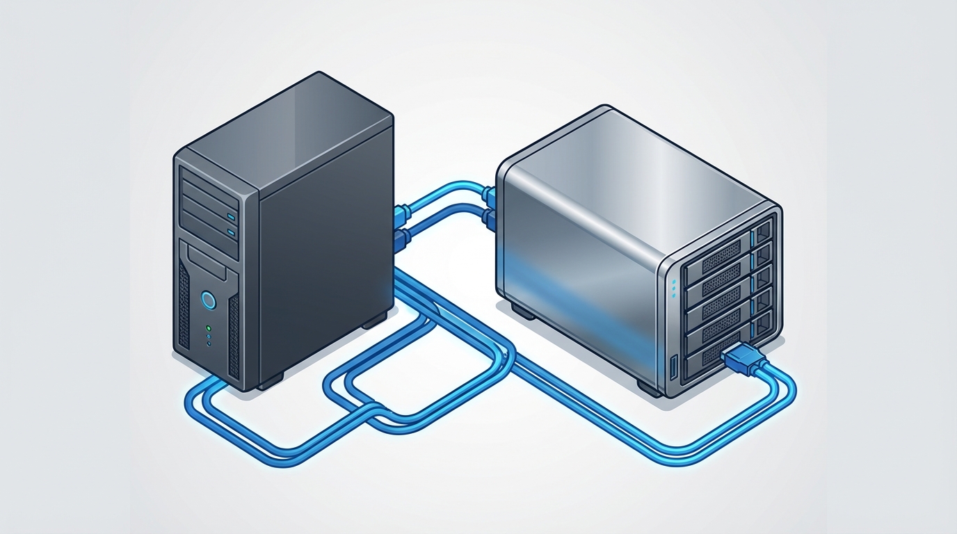 DAS 직접 연결 스토리지