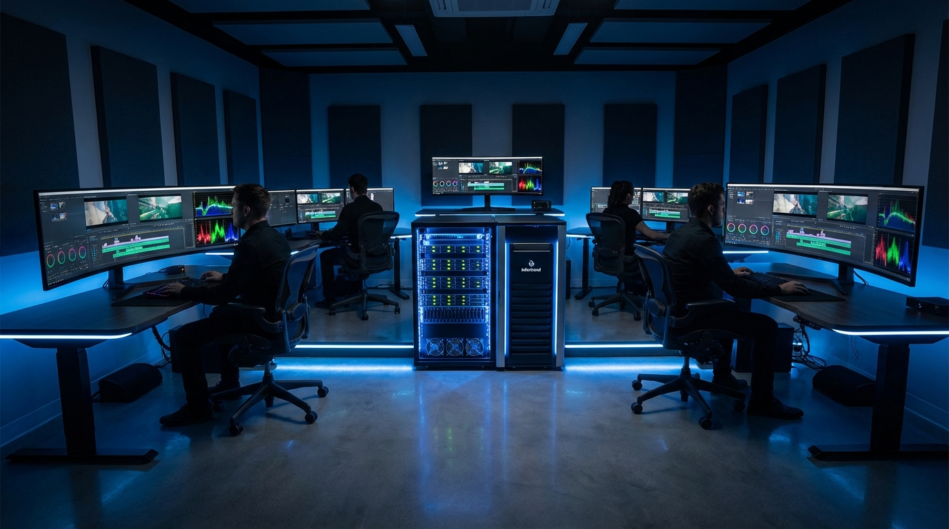 4K 영상 편집실, 멈춤 없는 워크플로우의 시작: Infortrend GS SAN-NAS 통합 구축 가이드